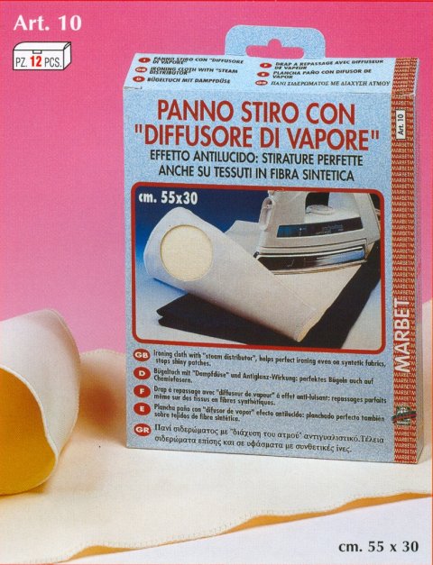 Art.10 Panno stiro vapore cm. 55 x 30