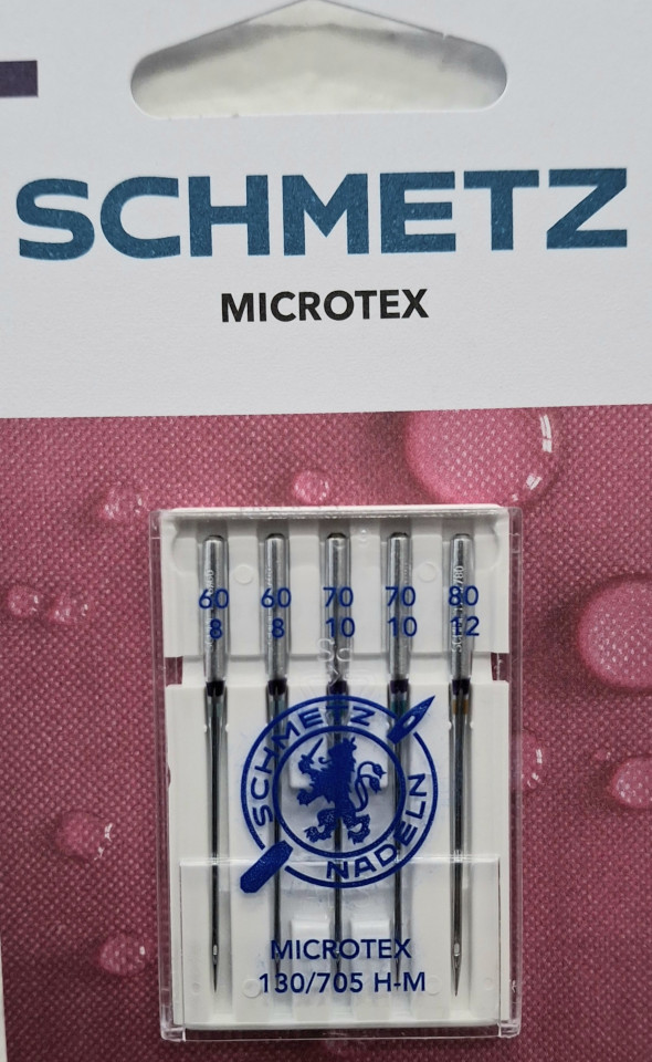 Art.10624 Aghi macchina testa piatta "Microtex"