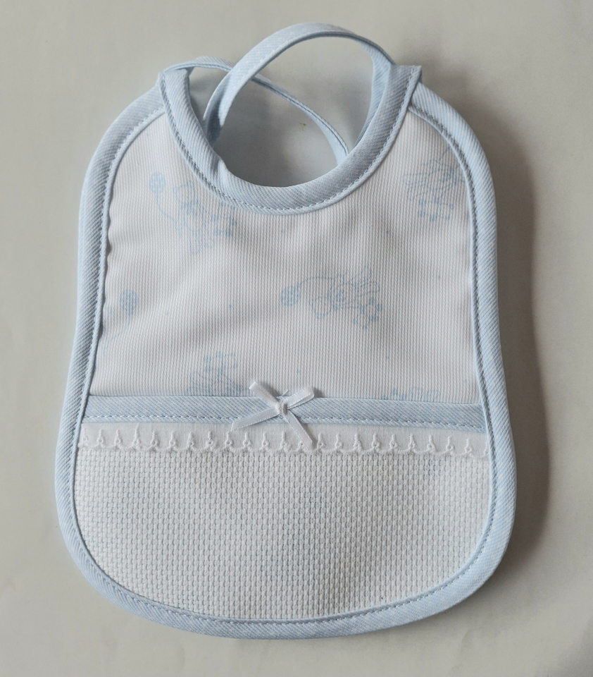 Art.11161 Coppia bavaglini fiocchetto