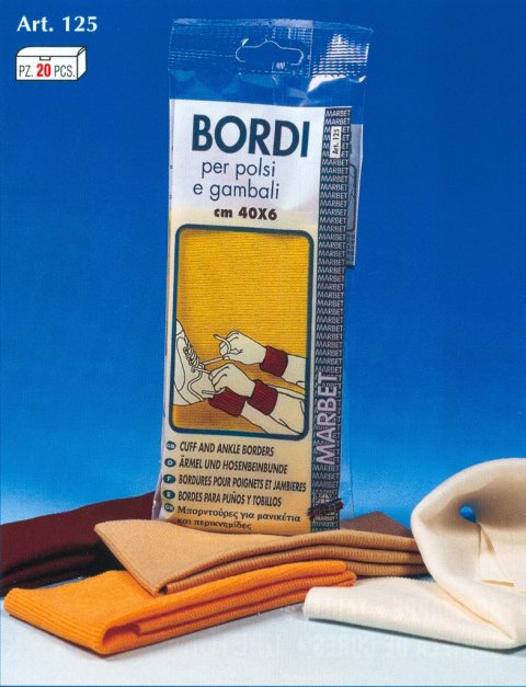 Art.11571 Bordi polsi e gambali - Clicca l'immagine per chiudere