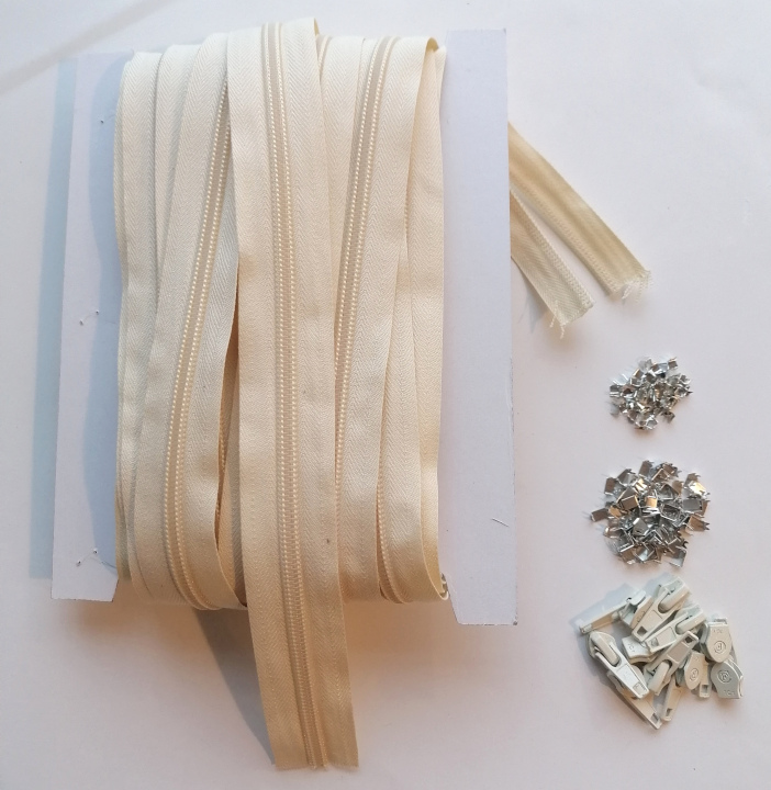 art.58391 Kit per creare chiusure lampo su misura nylon mm.6