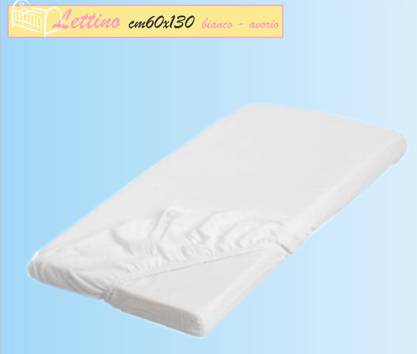 Art.58610 Lenzuolo "sotto" per lettino con angoli