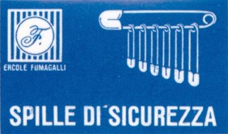 Art.75303 Spille di sicurezza in acciaio nickelato mm.45